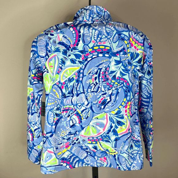 NWT Women's Lilly Pulitzer Tops Lilly Pulitzer Skipper Popover Size Small UPF 50 - Picture 5 of 7